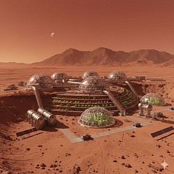 Mars Settlement (yet fiction)