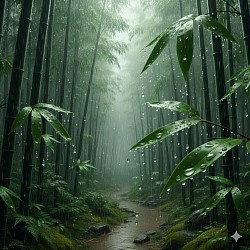 Bamboo and Rain
