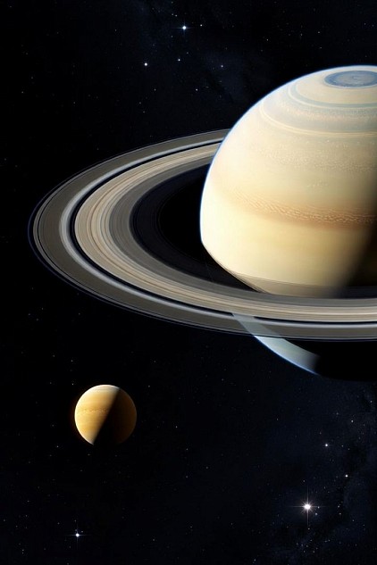 Saturn and Titan
